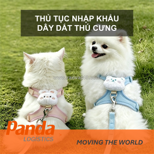 Thủ tục nhập khẩu dây dắt thú cưng