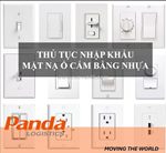 Thủ tục nhập khẩu mặt nạ ổ cắm bằng nhựa