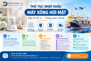 Thủ tục nhập khẩu máy xông hơi mặt