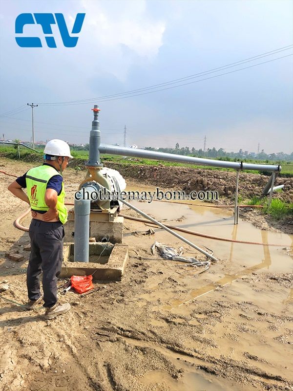 Thuê máy bơm công suất lớn tại hà nội – đa dạng máy, phù hợp từng công trình