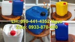 Thùng đựng hóa chất 30 lít vuông, can nhựa 25 lít đựng axit dày, can nhựa 20 lít đựng hóa chất ngành sơn, dầu