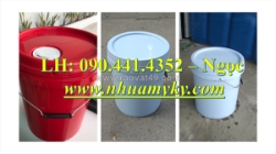 Thùng đựng sơn 20 lít vuông dày chống thấm, vỏ thùng sơn nhựa  lít vuông, xô nhựa 16 lít vuông quai nhựa