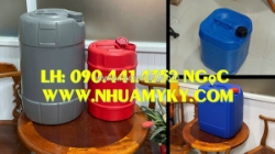 Thùng nhựa 20 lít đựng thuốc thú y, can nhựa 24 lít đựng hóa chất tại vũng tàu, đồng nai, bình phước