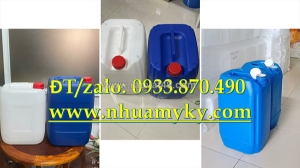 Thùng nhựa 20 lít đựng vi sinh, can 22 lít nhựa hdpe chính phẩm, can nhựa 24 lít đựng hóa chất sinh khí