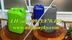 Thùng nhựa 25 lít đựng axit nồng độ cao, can nhựa 22 lít đựng hóa chất chuyên dụng