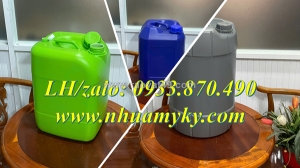 Thùng nhựa 25 lít đựng axit nồng độ cao, can nhựa 22 lít đựng hóa chất chuyên dụng