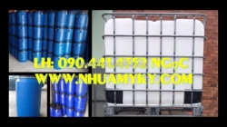 Thùng phuy nhựa 30 lít đựng mắm, thùng phuy nhựa 50l đựng hóa chất, thùng phuy sắt 220l cũ giá sỉ