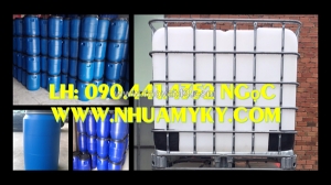 Thùng phuy nhựa 30 lít đựng mắm, thùng phuy nhựa 50l đựng hóa chất, thùng phuy sắt 220l cũ giá sỉ