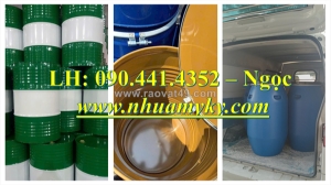 Thùng phuy sắt 220 lít đựng ethanol, thùng phuy sắt 220 lít đựng cồn công nghiệp, thùng phuy sắt đựng xăng