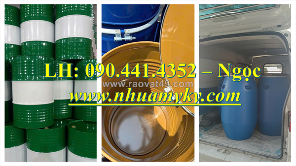 Thùng phuy sắt 220 lít đựng ethanol, thùng phuy sắt 220 lít đựng cồn công nghiệp, thùng phuy sắt đựng xăng