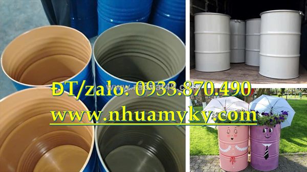 Thùng phuy sắt cũ 220 lít đựng phân bón, thùng phuy sắt 220 lít cũ làm khung xe đạp, thùng phuy sắt cũ giá rẻ