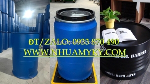 Thùng phuy sắt qua sử dụng 220 lít nhiều công dụng, giới thiệu thùng phuy sắt 220 lít đựng hóa chất