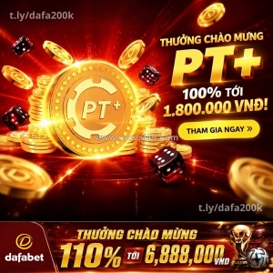 Thưởng chào mừng pt+ — nhận ngay 100% tới 1.800.000 vnđ!
