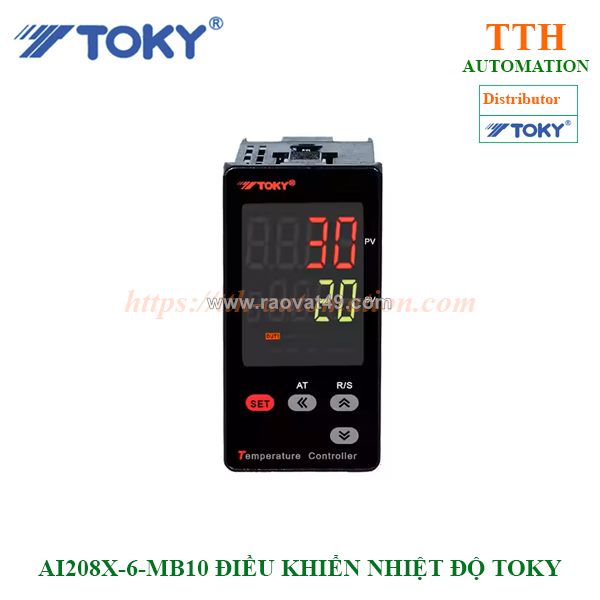 Toky ai208x-6-mb10 – điều khiển nhiệt độ cho máy công nghiệp