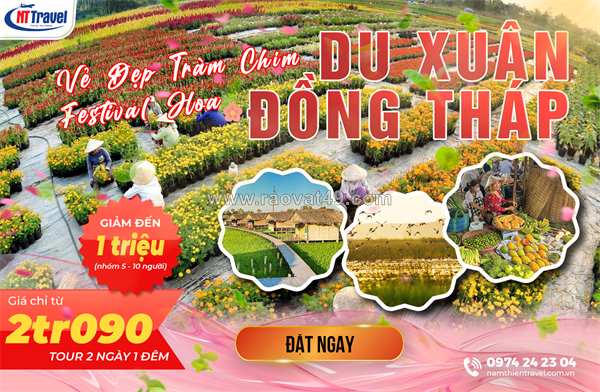 Tour du lịch đồng tháp 2 ngày 1 đêm | khám phá miền tây sông nước