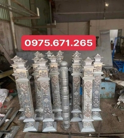 Trụ cầu thang sắt nghệ thuật theo mẫu