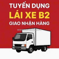 Tuyển lái xe bằng b2 làm giao nhận bia ở đà nẵng