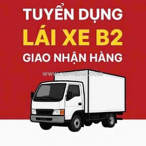 Tuyển lái xe bằng b2 làm giao nhận bia ở đà nẵng