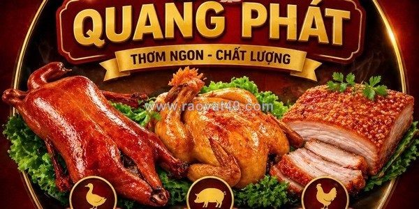 Tuyển nhân viên bán hàng vịt quay - heo quay