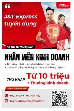 Tuyển nhân viên kinh doanh - j&t express