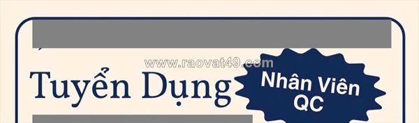Tuyển nhân viên qc làm cty sản xuất nước giải khát