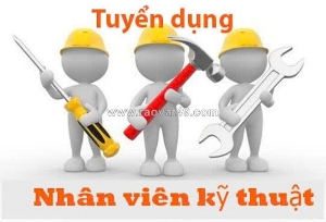 Tuyển nv kỹ thuật biết cơ bản điện nước làm gò vấp