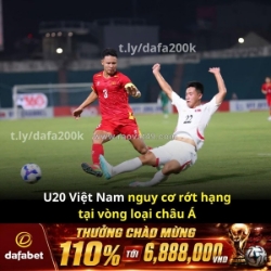 U20 việt nam nguy cơ “rớt hạng” ở vòng loại châu á!