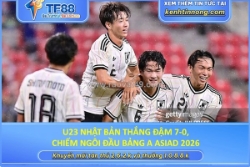 U23 nhật bản thắng đậm 7-0, chiếm ngôi đầu bảng a asiad 2026