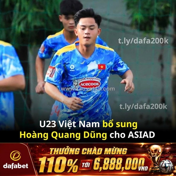 U23 việt nam bổ sung hoàng quang dũng cho asiad 20!