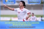 U23 việt nam chỉ cần không thua uzbekistan để vào tứ kết asiad 2026