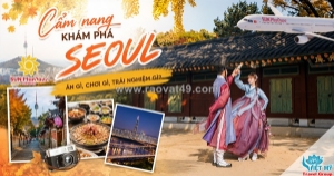 Vietnam airlines giảm đến 50% vé bay hàn quốc mùa thu