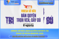 Viresa sở hữu bản quyền esports tại asiad 20 aichi-nagoya 2026