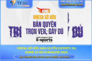 Viresa sở hữu bản quyền esports tại asiad 20 aichi-nagoya 2026