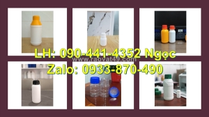 Vỏ chai nhựa 500ml hdpe nguyên sinh, chai nhựa 250ml đựng cà phê, chai nhựa 100ml đựng nước lọc