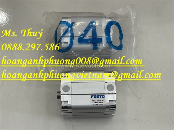 Xi lanh festo advu-40-30-p-a - thiết bị chính hãng tại bình dương