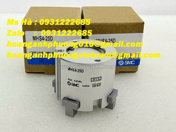 Xi lanh kẹp giá tốt mhs4-25d smc - giao hàng nhanh chóng