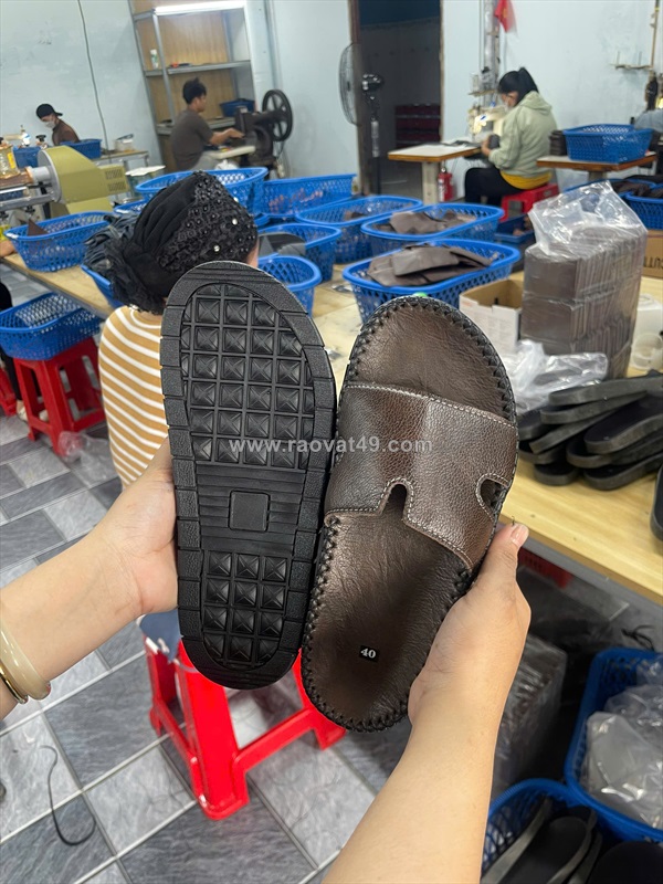 Xưởng dép da bò – bán sỉ giá tốt cho shop kinh doanh