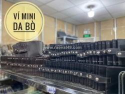 Xưởng may ví da theo yêu cầu – làm mẫu riêng cho thương hiệu