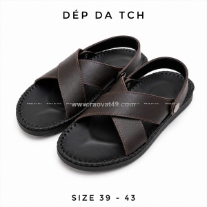Xưởng sản xuất dép da hàng có sẵn