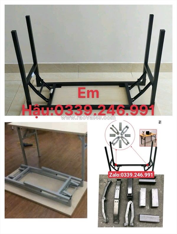Xưởng sản xuất khóa gập bàn gấp gọn