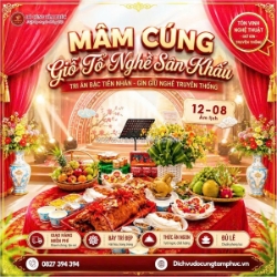 Ý nghĩa mâm cúng giỗ tổ nghề sân khấu - 12/8 âm lịch