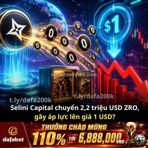 Zro chịu áp lực bán: cá voi đang gom hay chuẩn bị “xả”?