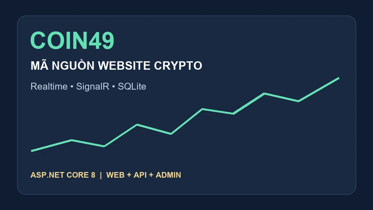 Bộ mã nguồn Coin49 — Website theo dõi thị trường Crypto realtime